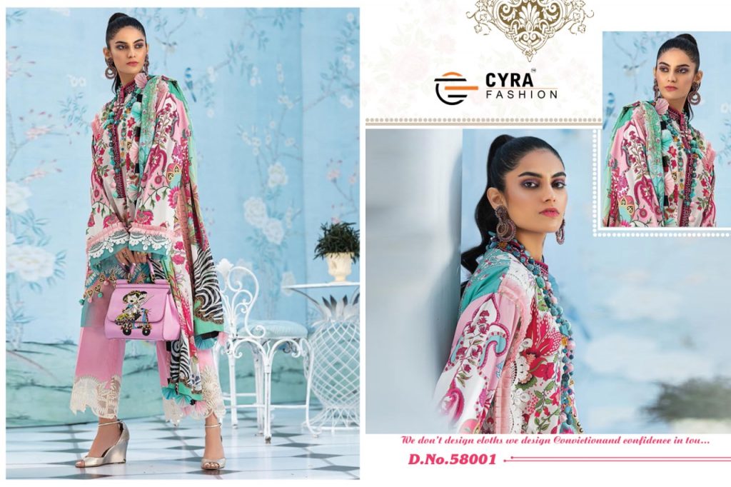 CYRA FASHION ALIZAH VOL 4 JAM COTTON WITH PATCH EMBROIDERY DIGITAL PRINT SUIT