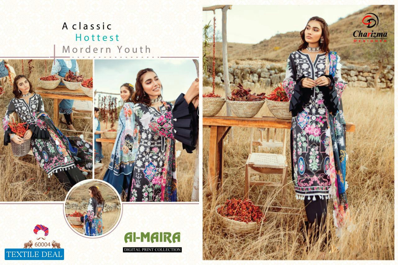 Charizma Al-maira Wholesale Pakistani Concept Dress Material