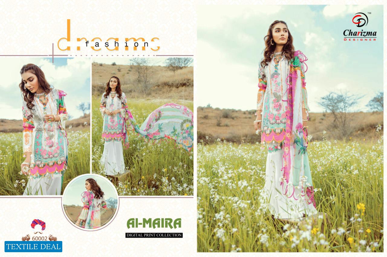 Charizma Al-maira Wholesale Pakistani Concept Dress Material