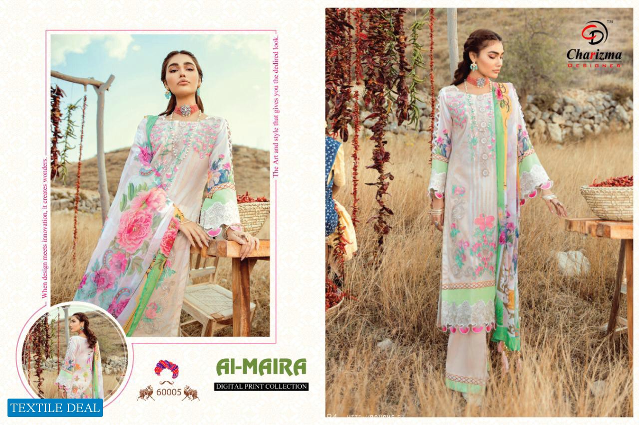 Charizma Al-maira Wholesale Pakistani Concept Dress Material