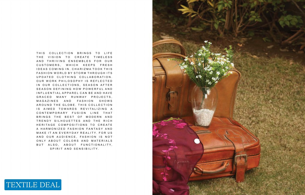 Charizma Aniq Embroidered Print Lawn Suits With Embroidered Chiffon Dupatta 2021 Collection