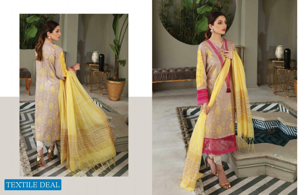 Charizma Belle Embroidered Lawn With Printed Dupatta Vol-1 Wholesale Pakistani Dress