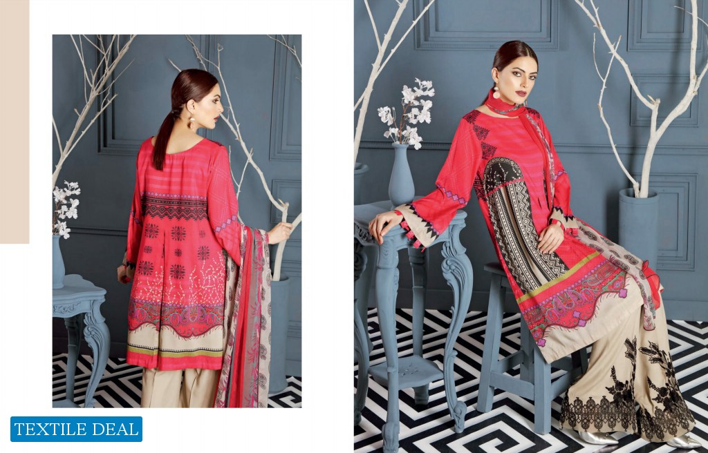 Charizma Combination Embroidered Linen Chapter Vol-1 Wholesale Pakistani Original Collection