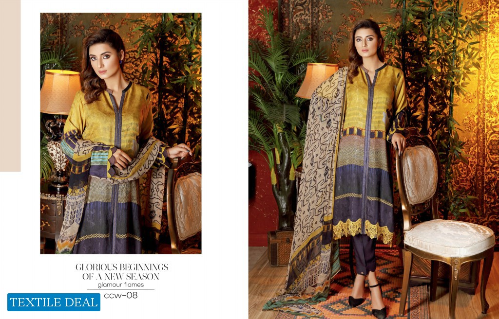 Charizma Combination Embroidered Linen Chapter Vol-1 Wholesale Pakistani Original Collection