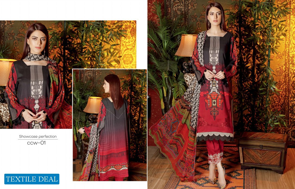 Charizma Combination Embroidered Linen Chapter Vol-1 Wholesale Pakistani Original Collection