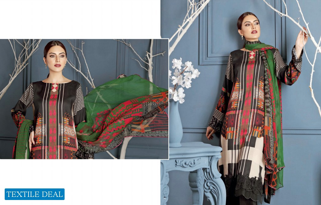 Charizma Combination Embroidered Linen Chapter Vol-1 Wholesale Pakistani Original Collection