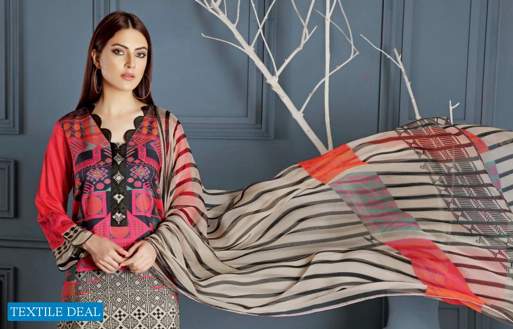 Charizma Combination Embroidered Linen Chapter Vol-1 Wholesale Pakistani Original Collection