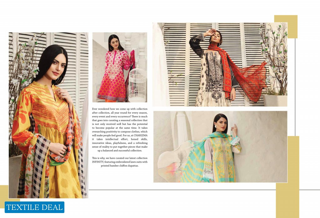 Charizma Infinity Embroidered Lawn branded Pakistani Salwar Dress