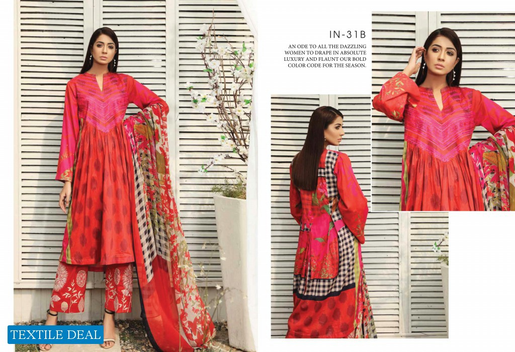 Charizma Infinity Embroidered Lawn branded Pakistani Salwar Dress