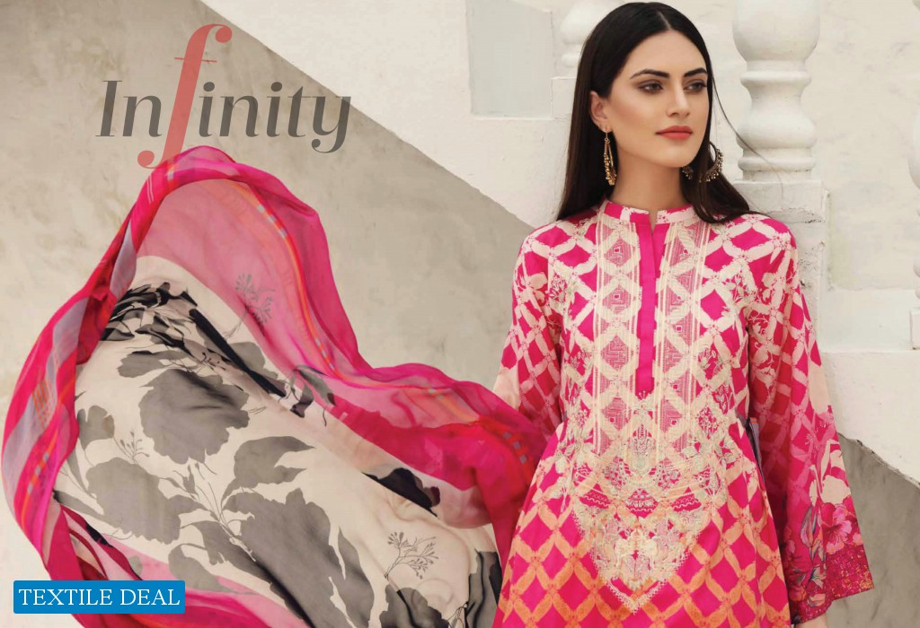 Charizma Infinity Embroidered Lawn branded Pakistani Salwar Dress