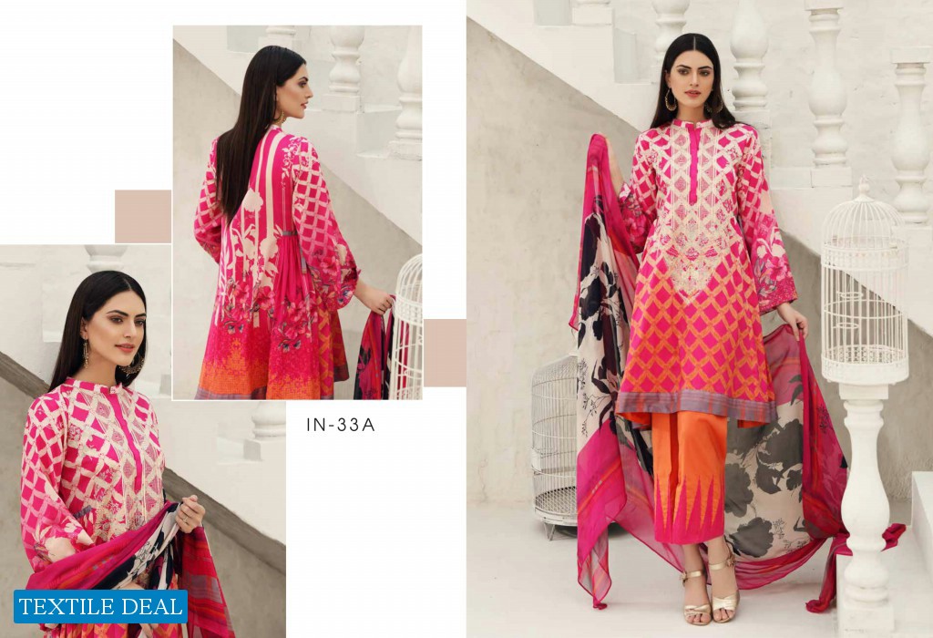 Charizma Infinity Embroidered Lawn branded Pakistani Salwar Dress