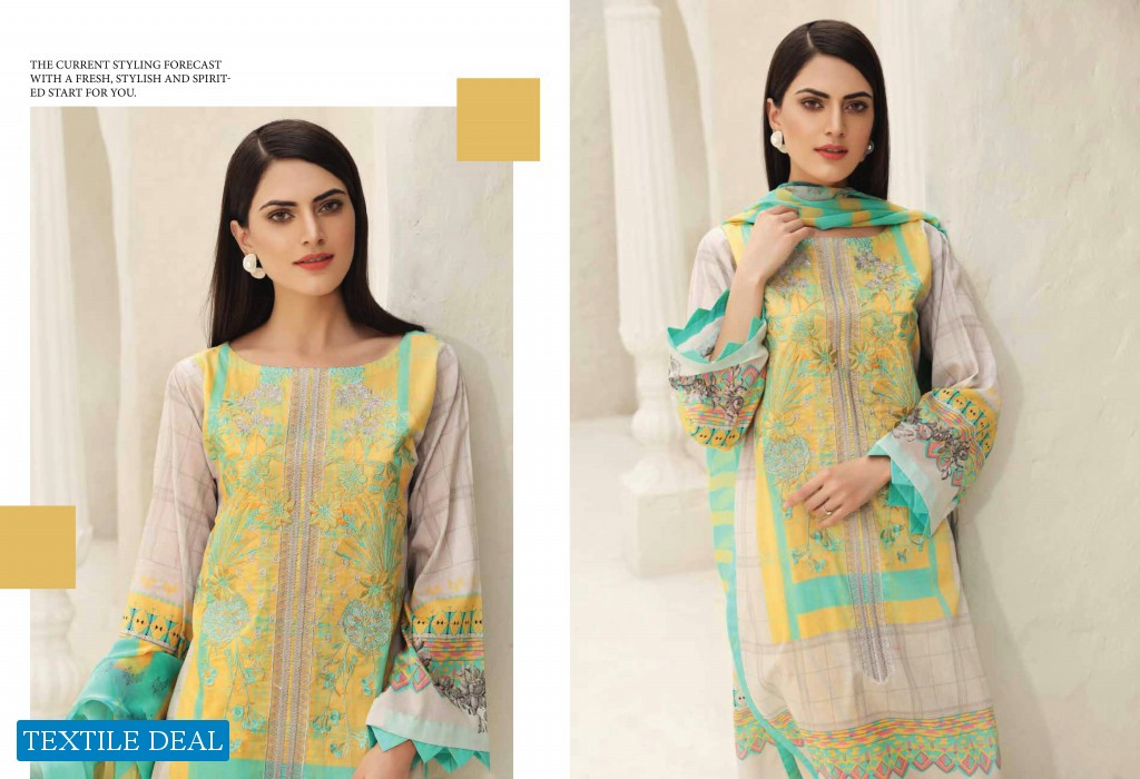 Charizma Infinity Embroidered Lawn branded Pakistani Salwar Dress