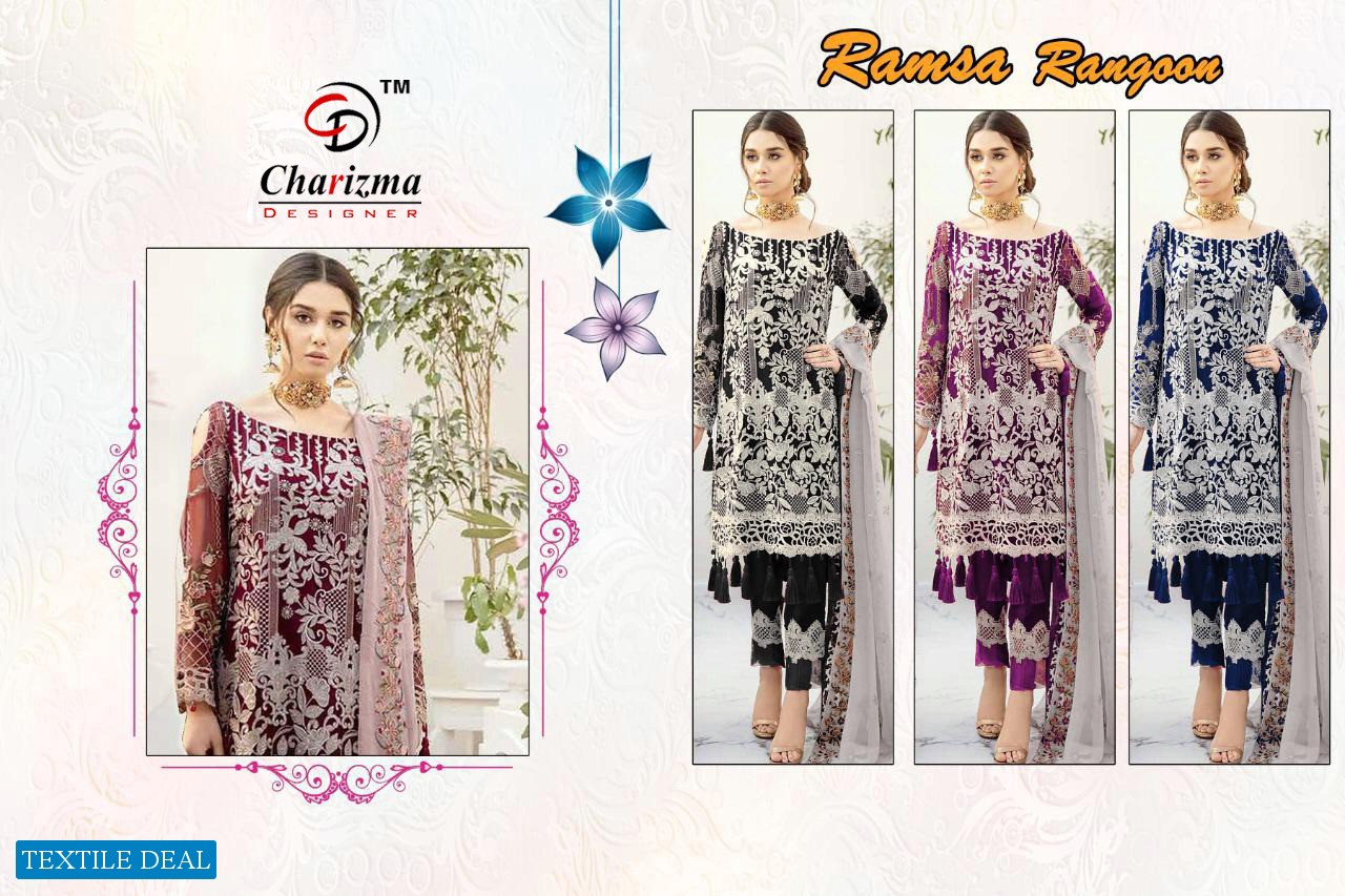 Charizma Ramsa Ragoon Wholesale Pakistani Salwar Kameez
