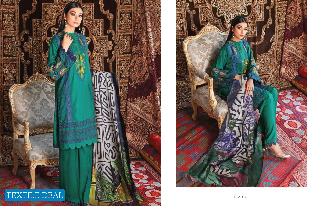 Charizma Reem Vol-2 Wholesale Leather Peace Embroidered Pakistani Dress