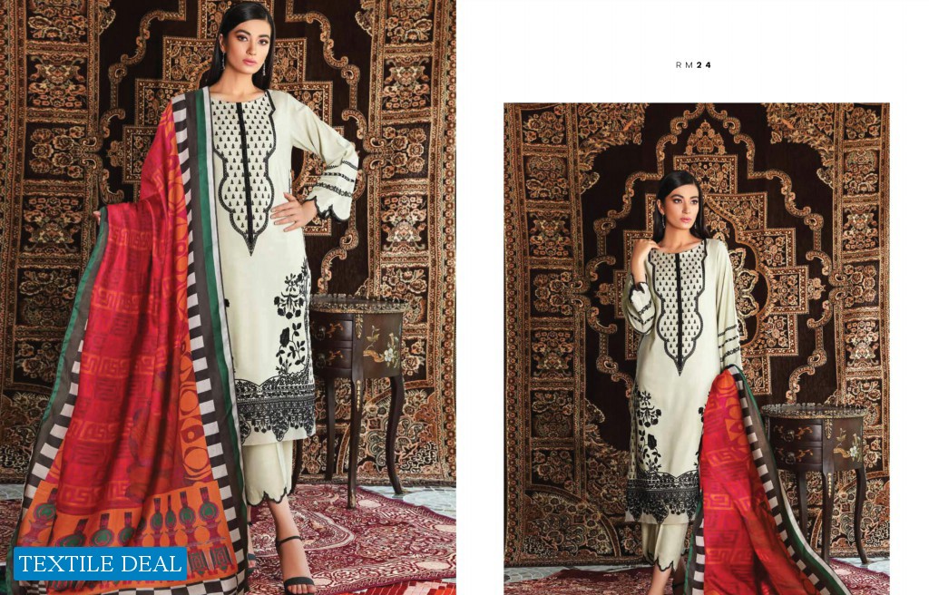 Charizma Reem Vol-2 Wholesale Leather Peace Embroidered Pakistani Dress