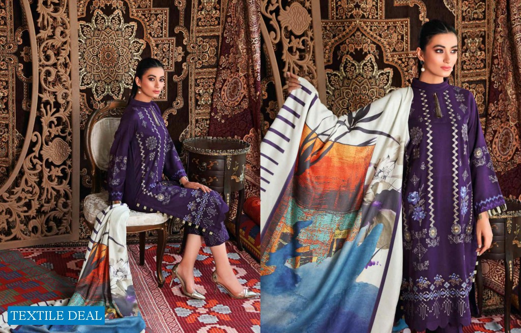 Charizma Reem Vol-2 Wholesale Leather Peace Embroidered Pakistani Dress