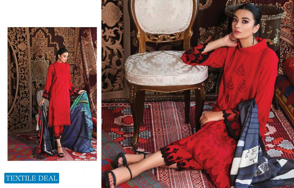 Charizma Reem Vol-2 Wholesale Leather Peace Embroidered Pakistani Dress