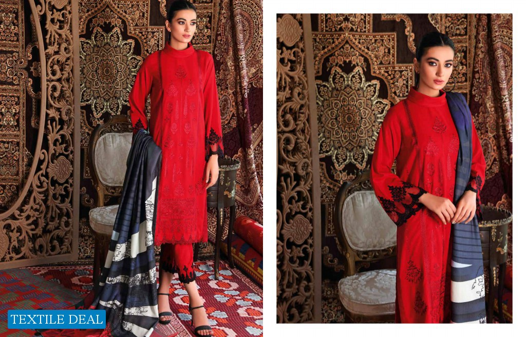 Charizma Reem Vol-2 Wholesale Leather Peace Embroidered Pakistani Dress