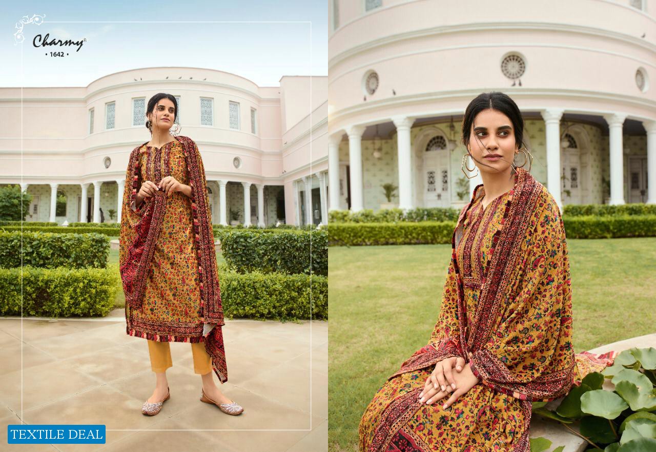 Charmy Velvet Vol-1 Wholesale Velvet Digital Salwar Kameez