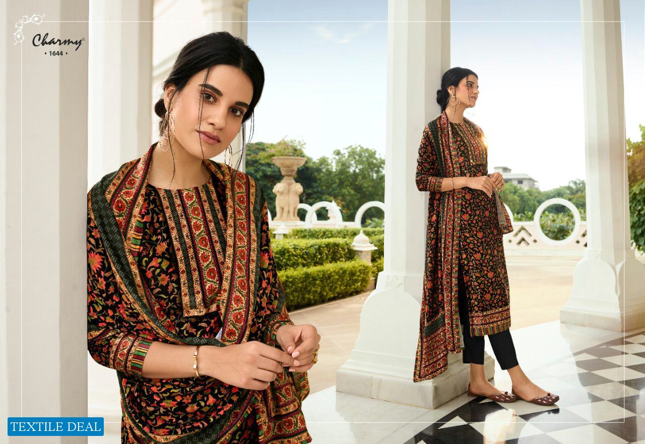 Charmy Velvet Vol-1 Wholesale Velvet Digital Salwar Kameez