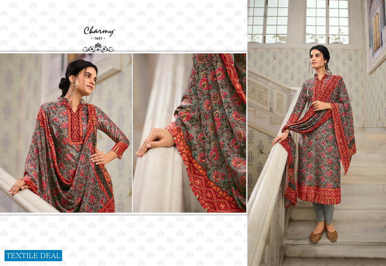 Charmy Velvet Vol-1 Wholesale Velvet Digital Salwar Kameez