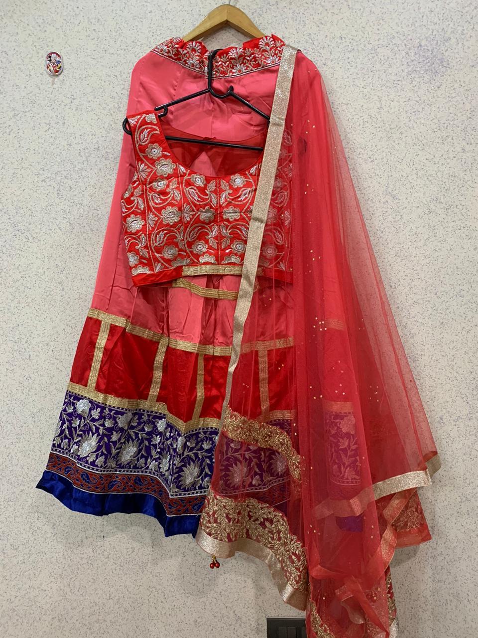 Code OS3 Lehngha choli wholesale in india