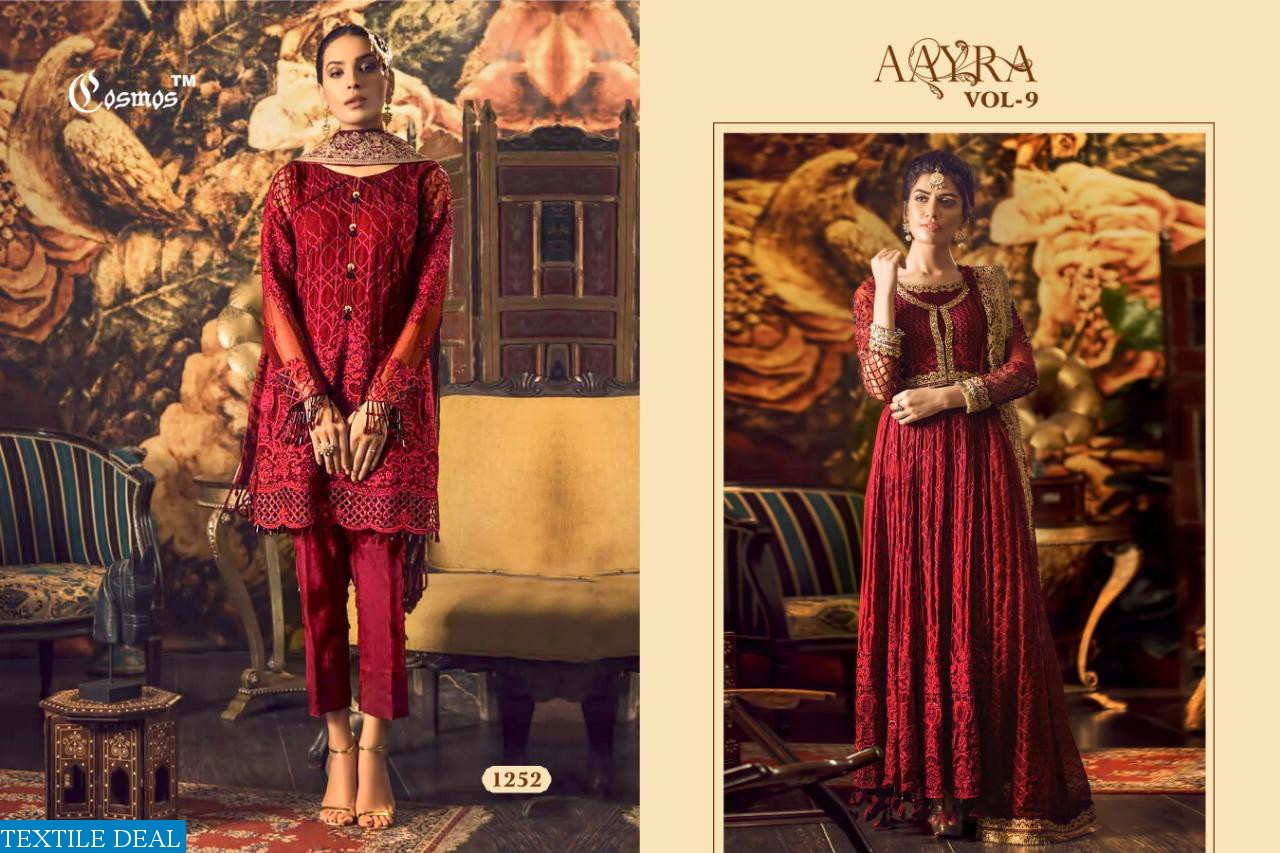 Cosmos Aayra Vol-9 Wholesale Shopping Pakistani Concept Dress
