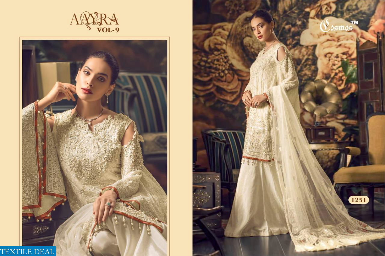 Cosmos Aayra Vol-9 Wholesale Shopping Pakistani Concept Dress