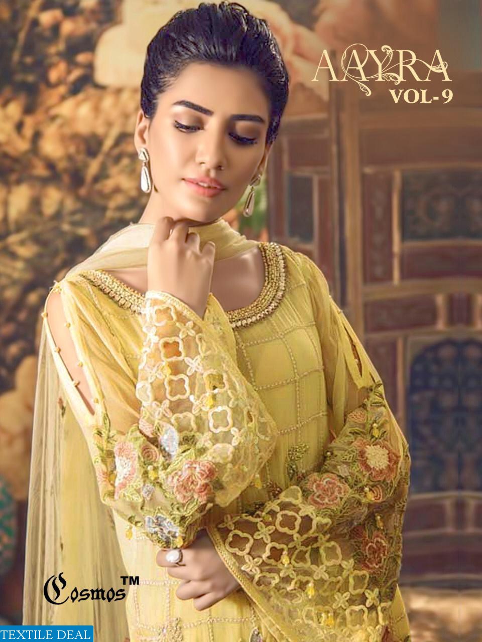Cosmos Aayra Vol-9 Wholesale Shopping Pakistani Concept Dress