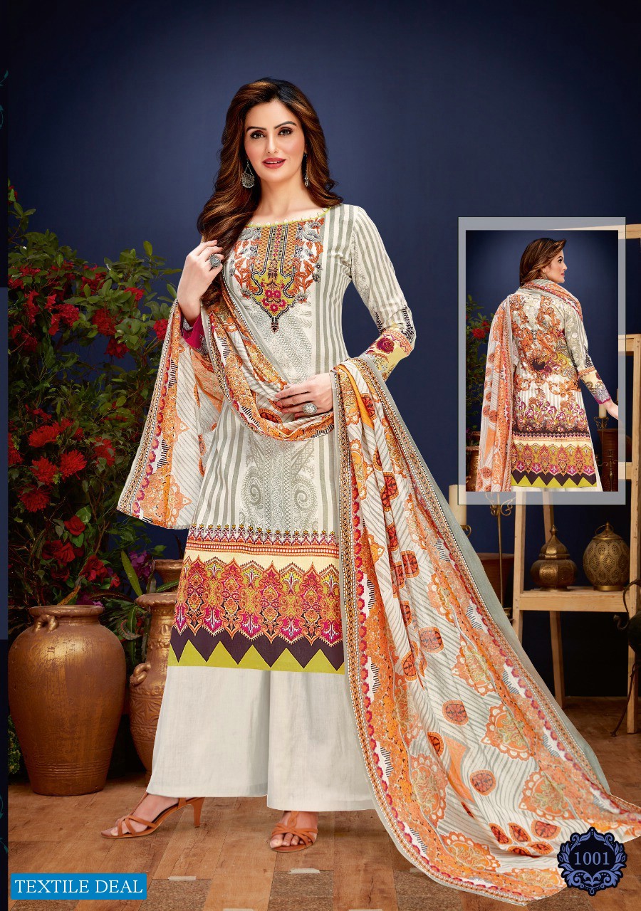 Cotton King Razia Vol-1 Wholesale Pure Cotton Dress Material