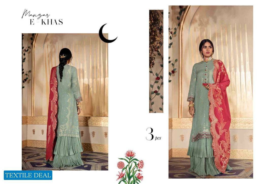 Cross Stitch Shehar E Uns Unstitched Luxury Lawn Collection 2021 Pakistani Dress