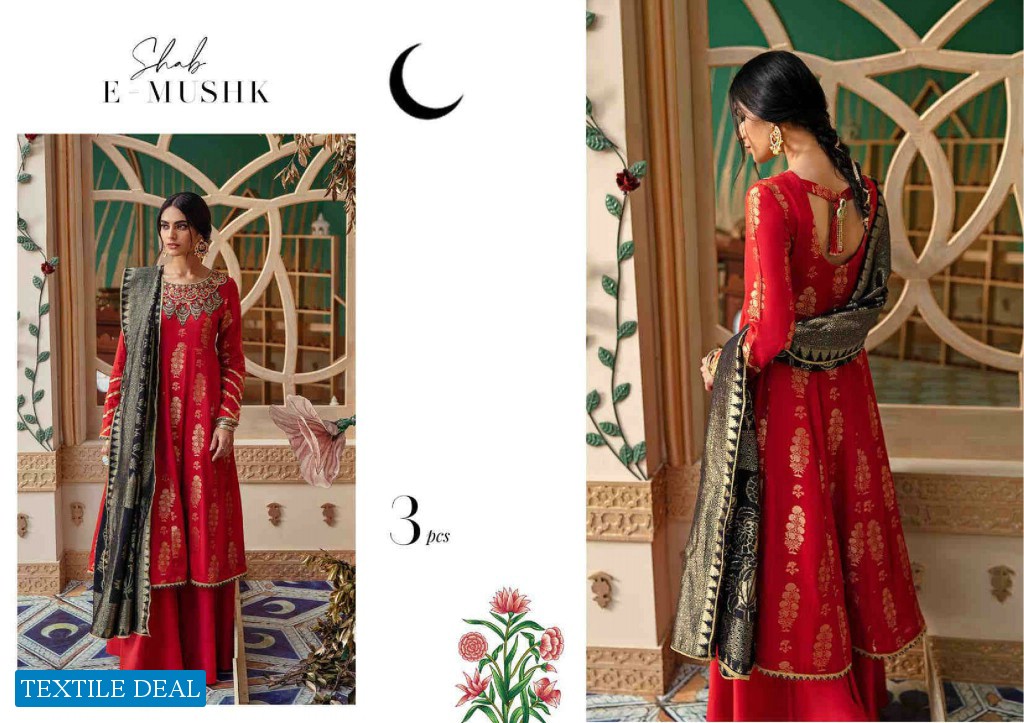 Cross Stitch Shehar E Uns Unstitched Luxury Lawn Collection 2021 Pakistani Dress