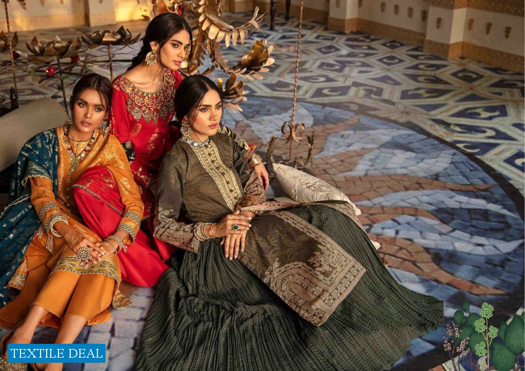 Cross Stitch Shehar E Uns Unstitched Luxury Lawn Collection 2021 Pakistani Dress