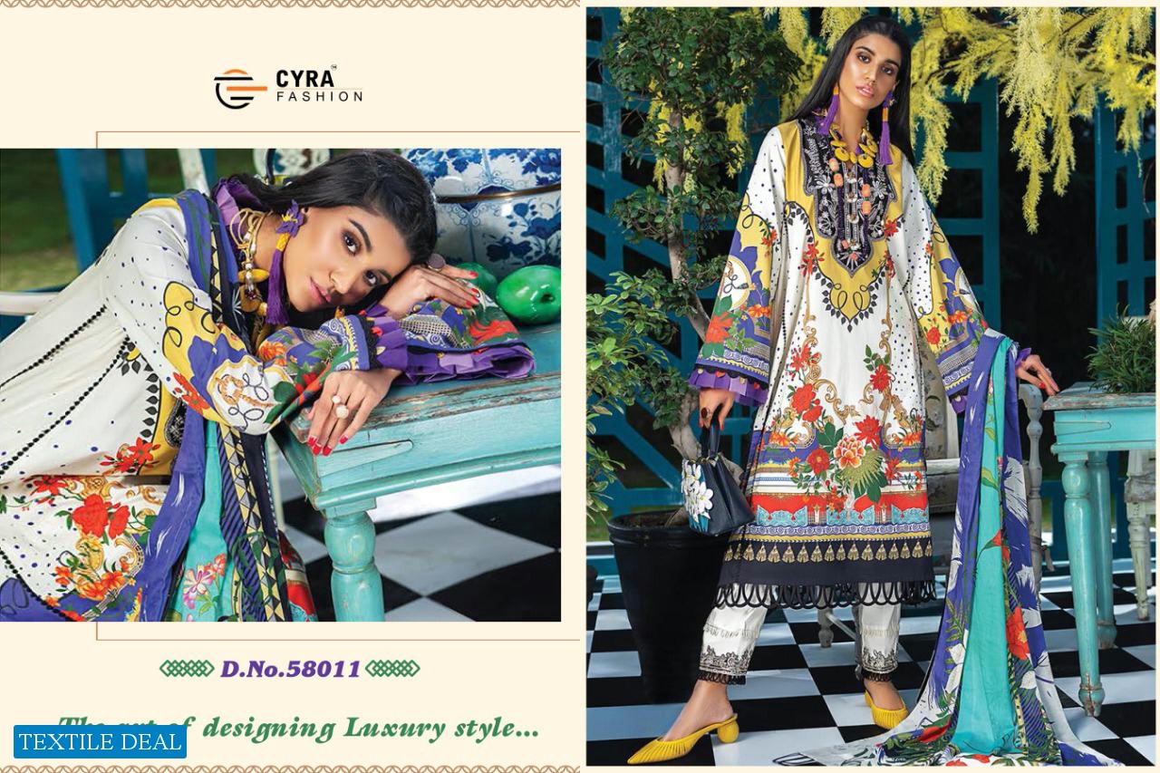 Cyra Alizah Vol-5 Wholesale pakistani Concept Dress Material