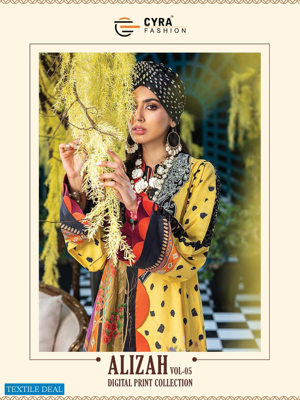 Cyra Alizah Vol-5 Wholesale pakistani Concept Dress Material