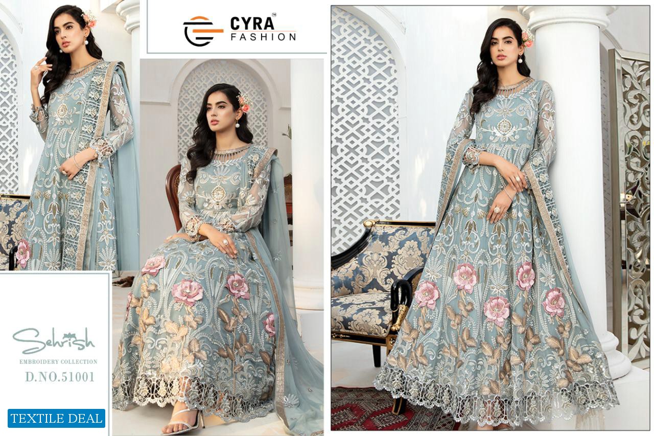 Cyra Sehrish Wholesale Heavy Pakistani Dress Catalog