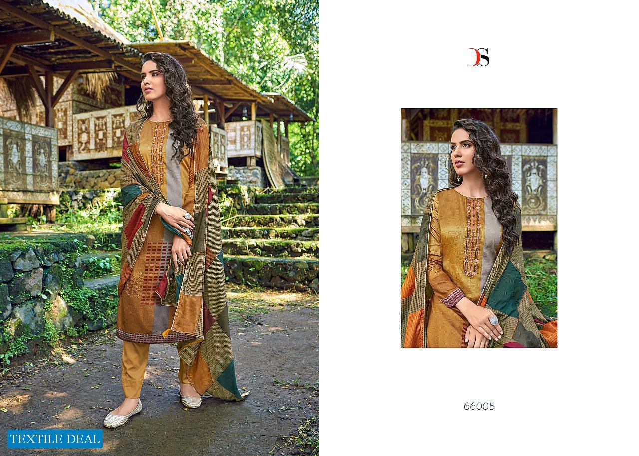 DEEDAR BY DEEPSY SUITS JAM COTTON PRINT WITH EMBROIDERY DRESS MATERIALS