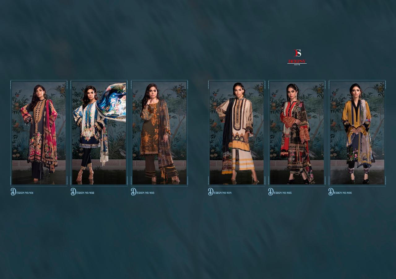 DEEPSY ELAN VOL 9 SATIN SILK DIGITAL PRINT WITH EMBROIDERY PAKISTANI SALWAR SUIT