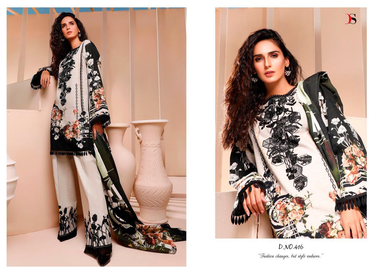 DEEPSY FIRDOUS VOL 5 COTTON PAKISTANI DRESS MATERIALS SELLER