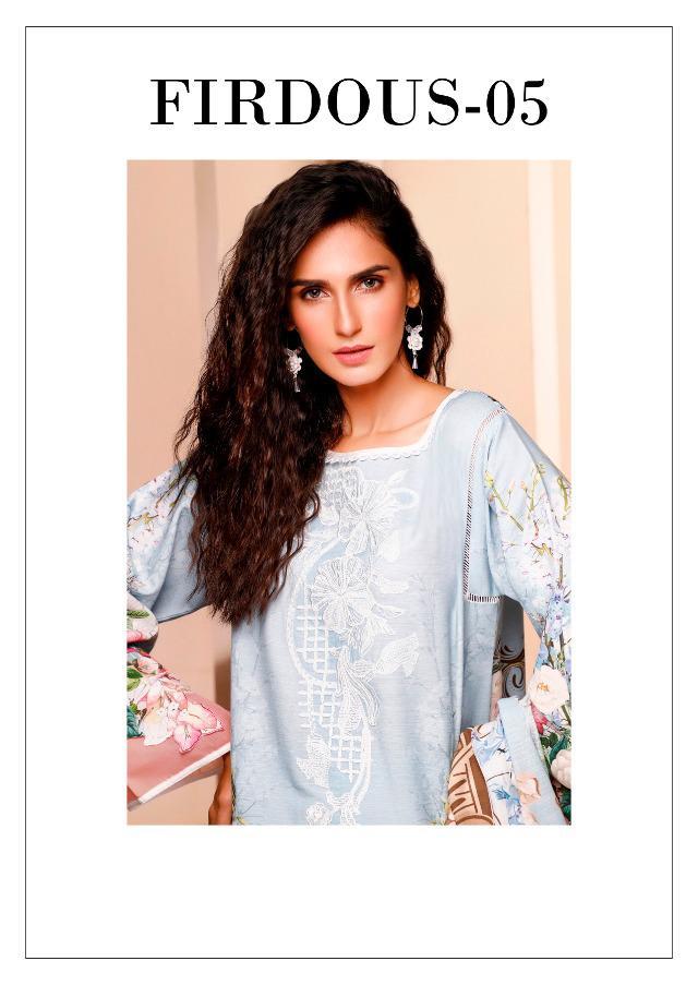 DEEPSY FIRDOUS VOL 5 COTTON PAKISTANI DRESS MATERIALS SELLER