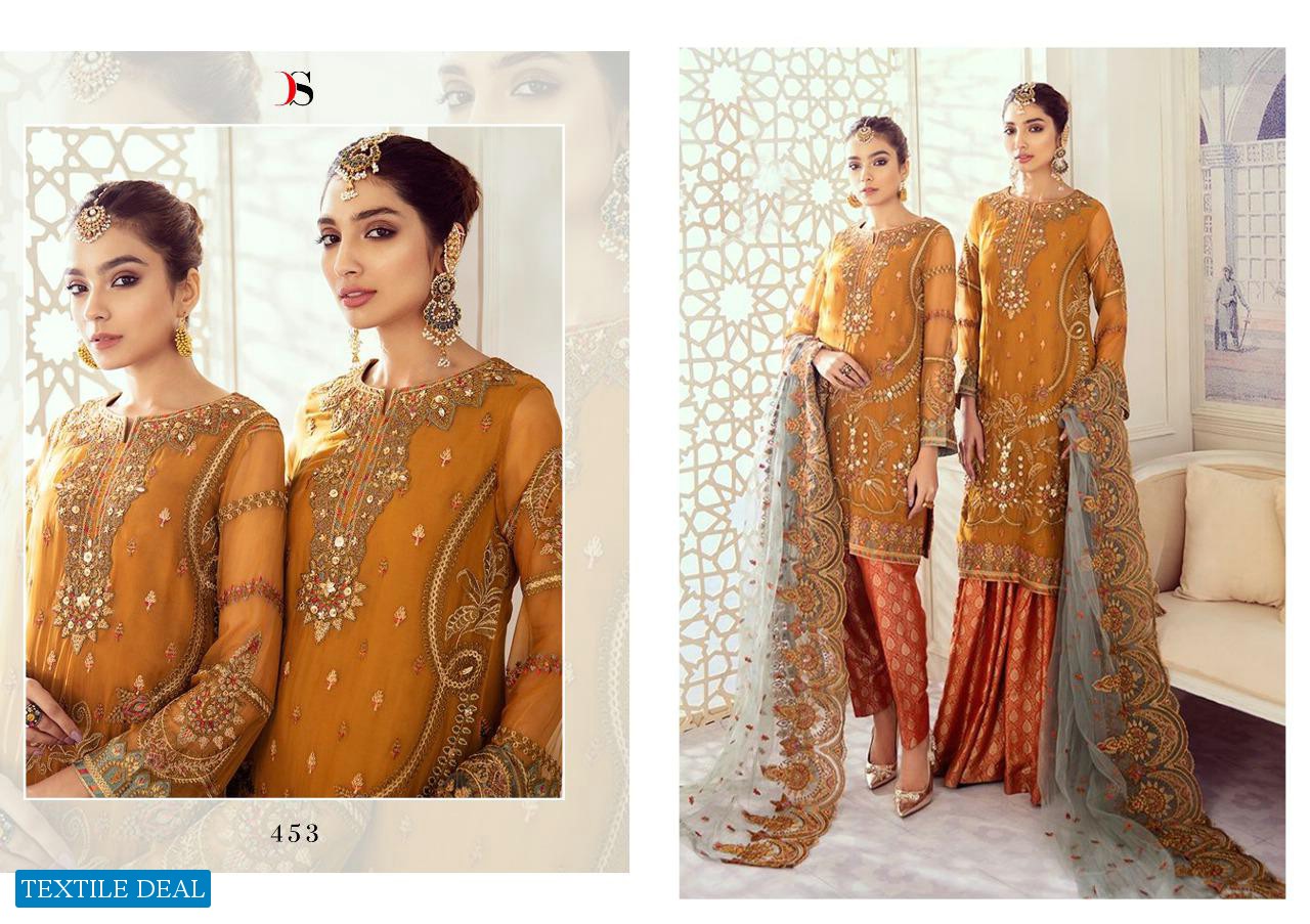 DEEPSY GULBANO VOL 17 GEORGETTE EMBROIDERY PAKISTANI SUITS DESIGNS