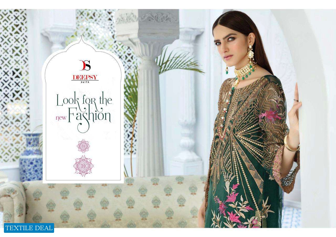 DEEPSY GULBANO VOL 18 GEORGETTE EMBROIDERY PAKISTANI SUITS DESIGNS