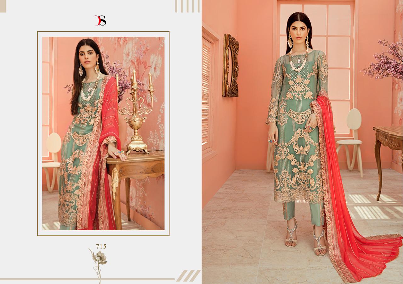 DEEPSY IMORZIA VOL 19 GEORGETTE WITH EMBROIDERY PAKISTANI SUITS WHOLESALER