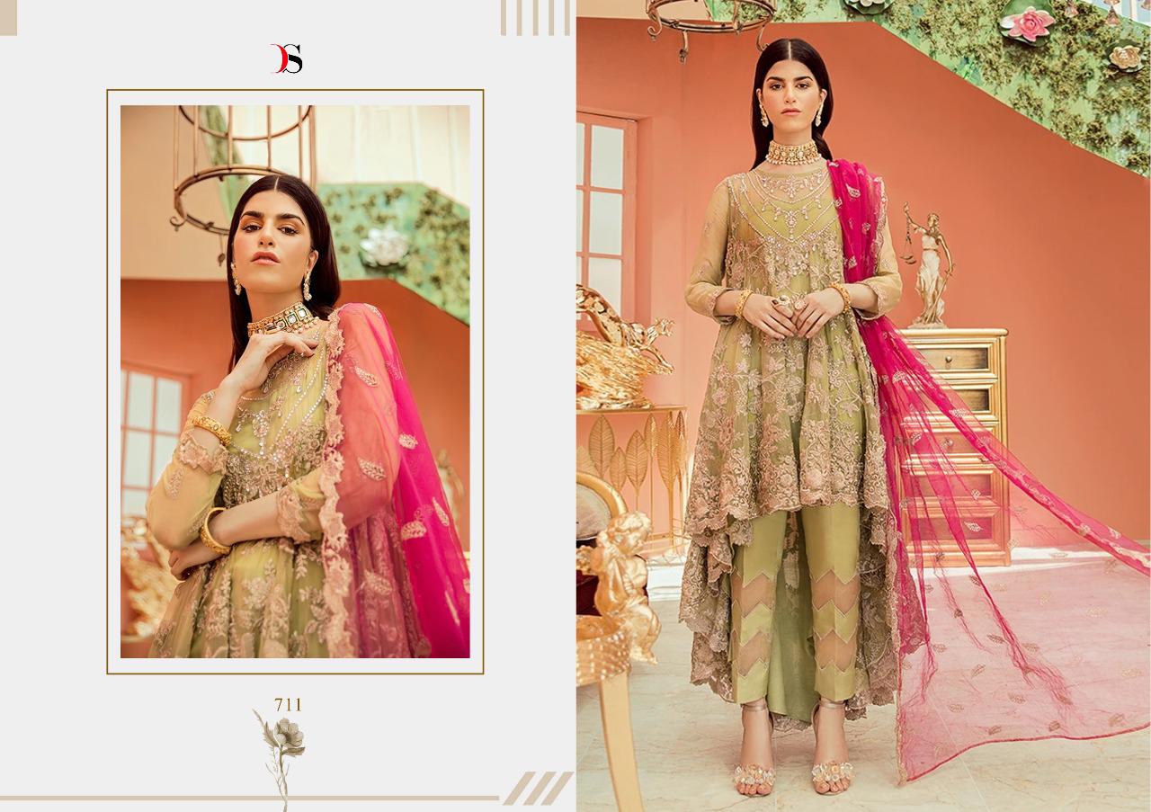 DEEPSY IMORZIA VOL 19 GEORGETTE WITH EMBROIDERY PAKISTANI SUITS WHOLESALER