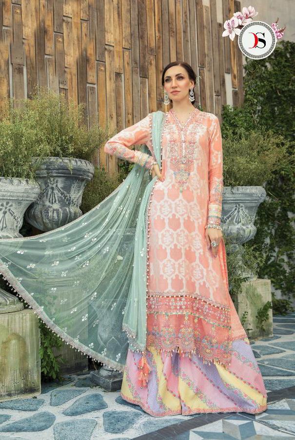 DEEPSY LAUNCH MARIA B LAWN 3 NX JAM COTTON PRINT 691-696 SERIES PAKISTANI SUIT CONCEPT