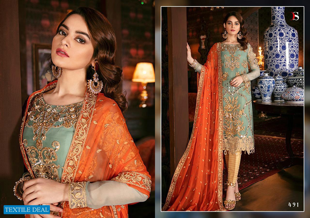 DEEPSY MARK VOL 5 GEORGETTE PAKISTANI SUITS COLLECTION