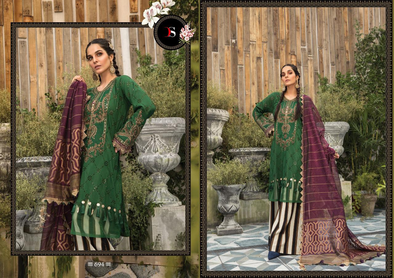 DEEPSY SUIT LAUNCH MARIA B LAWN VOL 3 JAM COTTON PRINT SALWAR SUIT WHOLESALE RATE