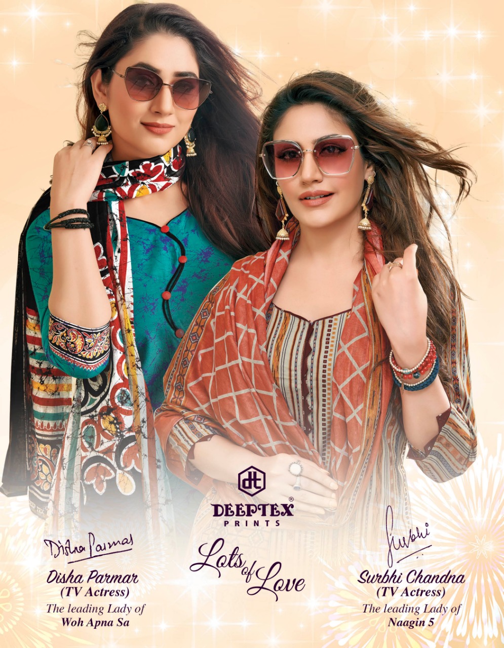DEEPTEX MISS INDIA VOL 61 6101-6126 SERIES COLORFUL COTTON UNSTITCHED SUITS WHOLESALER IN INDIA