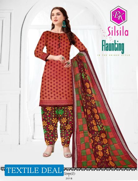 DK Silsila Vol-2 Wholesale Shopping Cotton Dress Catalog