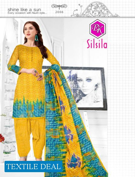 DK Silsila Vol-2 Wholesale Shopping Cotton Dress Catalog